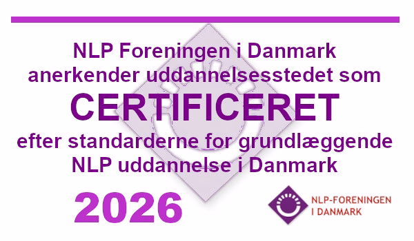 NLP Foreningen i Danmark certificering 2026